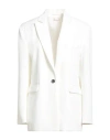 Liu •jo Woman Blazer White Size 8 Polyester, Elastane
