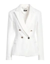 Liu •jo Woman Blazer White Size 8 Polyester, Elastane