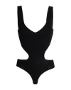 Liu •jo Woman Bodysuit Black Size Xs Viscose, Polyester