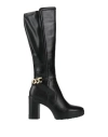 Liu •jo Woman Boot Black Size 10 Leather In Black
