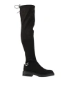 Liu •jo Woman Boot Black Size 7 Textile Fibers