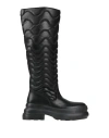 Liu •jo Woman Boot Black Size 7 Leather