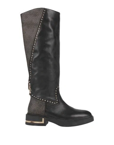 Liu •jo Woman Boot Black Size 7 Soft Leather
