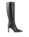 LIU •JO LIU •JO WOMAN BOOT BLACK SIZE 8 SOFT LEATHER