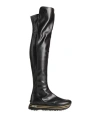Liu •jo Woman Boot Black Size 8 Textile Fibers In Black