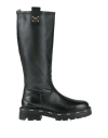 Liu •jo Woman Boot Black Size 8 Textile Fibers
