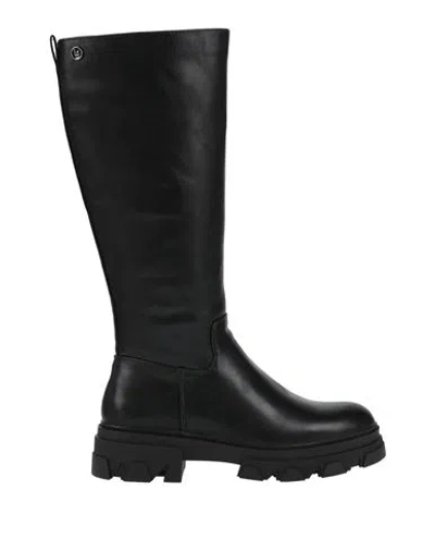 Liu •jo Woman Boot Black Size 8 Textile Fibers