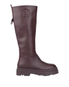 Liu •jo Woman Boot Burgundy Size 7 Soft Leather In Red