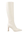 LIU •JO LIU •JO WOMAN BOOT CREAM SIZE 8 SOFT LEATHER