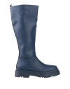 Liu •jo Woman Boot Navy Size 7 Textile Fibers In Navy