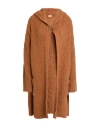 Liu •jo Woman Cardigan Camel Size Xs Acrylic, Wool, Alpaca Wool, Polyester In Brown