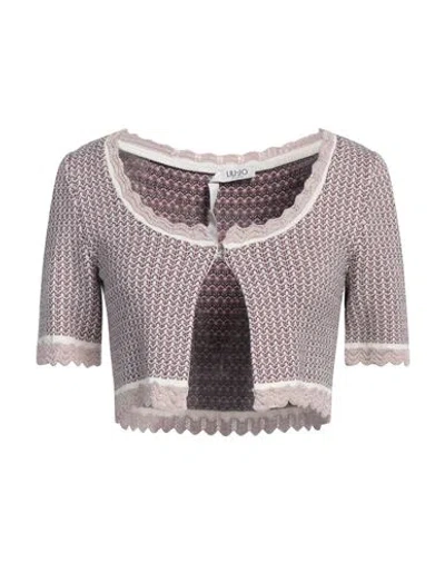 Liu •jo Woman Cardigan Pink Size M Viscose, Polyamide, Metallic Polyester, Polyester
