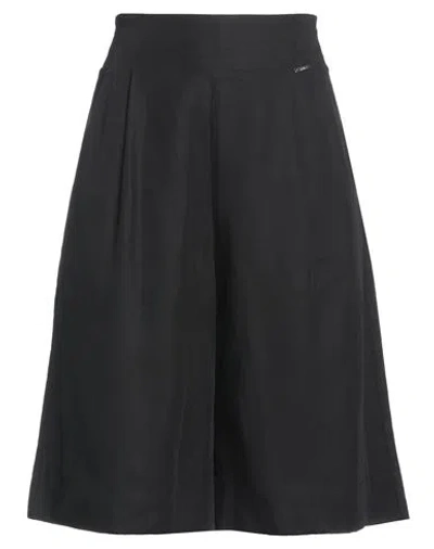Liu •jo Woman Pants Black Size 6 Lyocell, Linen In Black