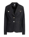 Liu •jo Woman Denim Outerwear Blue Size 6 Cotton, Polyester, Elastane
