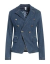 Liu •jo Woman Denim Outerwear Blue Size 8 Cotton, Polyester, Elastane In Blue