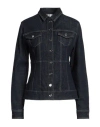 Liu •jo Woman Denim Outerwear Blue Size L Cotton, Polyester, Elastane In Blue