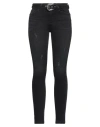 Liu •jo Woman Jeans Black Size 26w-30l Cotton, Elastane