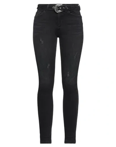 Liu •jo Woman Jeans Black Size 26w-30l Cotton, Elastane