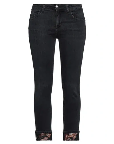 Liu •jo Woman Jeans Black Size 26w-28l Cotton, Elastane, Polyester