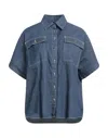 Liu •jo Denim Shirts In Blue