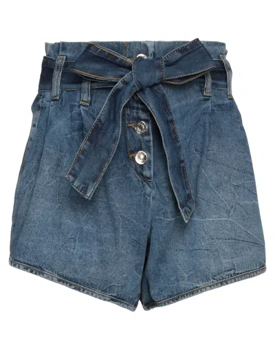 Liu •jo Denim Shorts In Blue