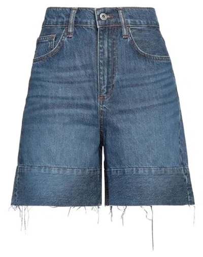 Liu •jo Woman Denim Shorts Blue Size 28 Cotton