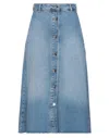 Liu •jo Denim Skirts In Blue