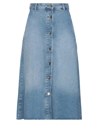 Liu •jo Denim Skirts In Blue
