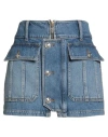 Liu •jo Woman Denim Skirt Blue Size 30 Cotton In Blue