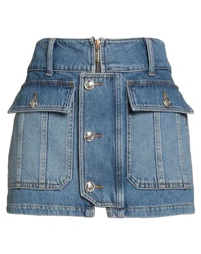 Liu •jo Woman Denim Skirt Blue Size 30 Cotton