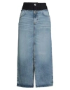 Liu •jo Woman Denim Skirt Blue Size 30 Cotton, Lyocell, Polyester, Viscose, Elastane In Blue