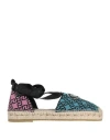 Liu •jo Woman Espadrilles Pastel Blue Size 7 Textile Fibers
