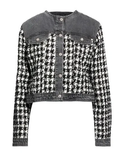 Liu •jo Woman Jacket Black Size L Polyester, Cotton