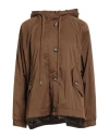 Liu •jo Woman Jacket Camel Size L Polyester, Polyamide In Brown