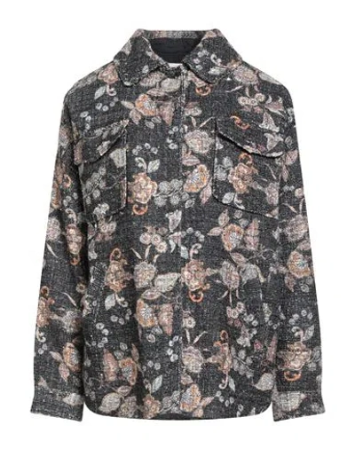 Liu •jo Woman Jacket Charcoal Size 6 Polyester In Gray