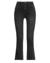 Liu •jo Woman Jeans Black Size 32 Cotton, Elastane In Black