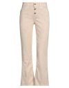 Liu •jo Woman Jeans Camel Size 27 Cotton, Polyester, Elastane In Beige