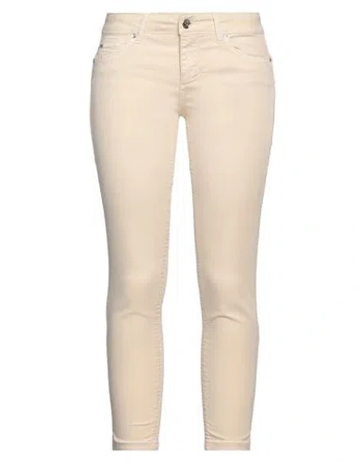 Liu •jo Woman Jeans Beige Size 28w-28l Cotton, Polyester, Elastane In Neutral