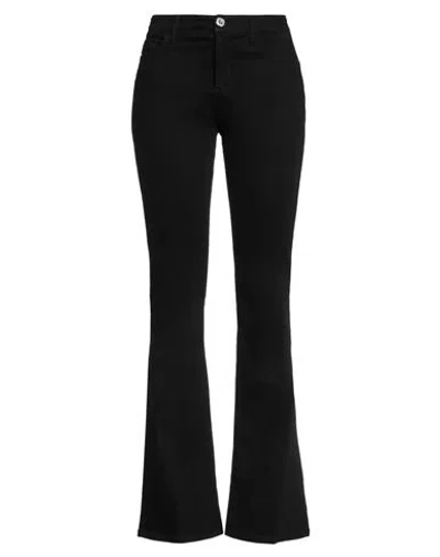 Liu •jo Woman Jeans Black Size 24w-36l Cotton, Elastane