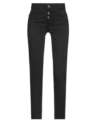 Liu •jo Woman Jeans Black Size 26w-28l Cotton, Polyester, Elastane