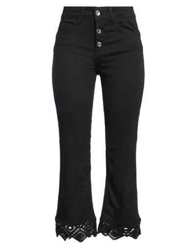Liu •jo Woman Jeans Black Size 27 Cotton, Elastane, Polyamide