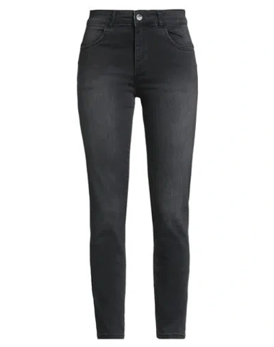 Liu •jo Woman Jeans Black Size 27 Cotton, Polyester, Elastane In Blue