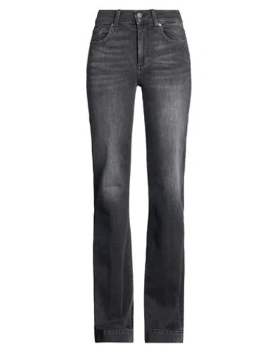 Liu •jo Woman Jeans Black Size 27w-35l Cotton, Elastomultiester, Elastane