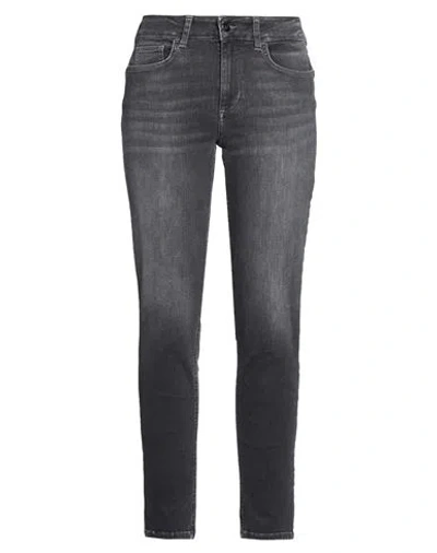 Liu •jo Woman Jeans Black Size 27w-30l Cotton, Elastomultiester, Elastane