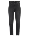 Liu •jo Woman Jeans Black Size 25 Cotton In Black