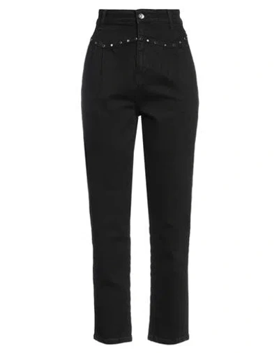 Liu •jo Woman Jeans Black Size 27 Cotton, Elastane
