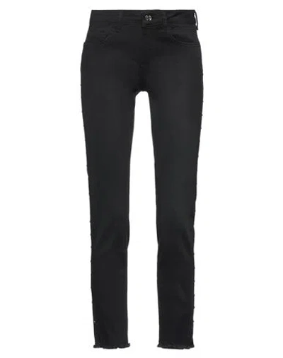 Liu •jo Woman Jeans Black Size 28w-28l Viscose, Cotton, Modal, Polyester, Elastane