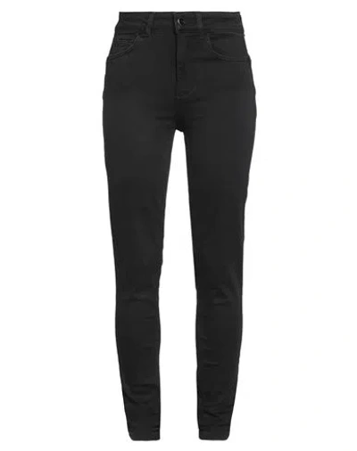 Liu •jo Woman Jeans Black Size 29w-30l Cotton, Modal, Recycled Elastane, Elastane