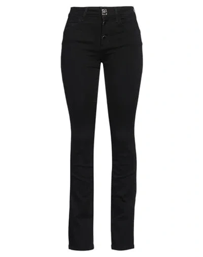 Liu •jo Woman Jeans Black Size 29w-34l Cotton, Elastane