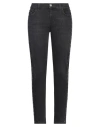 Liu •jo Woman Jeans Black Size 32 Cotton, Elastane In Black